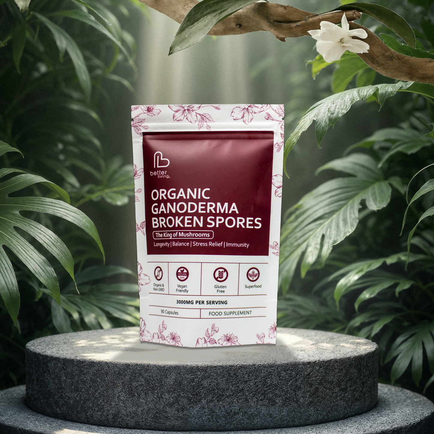 Organic Ganoderma Broken Spores