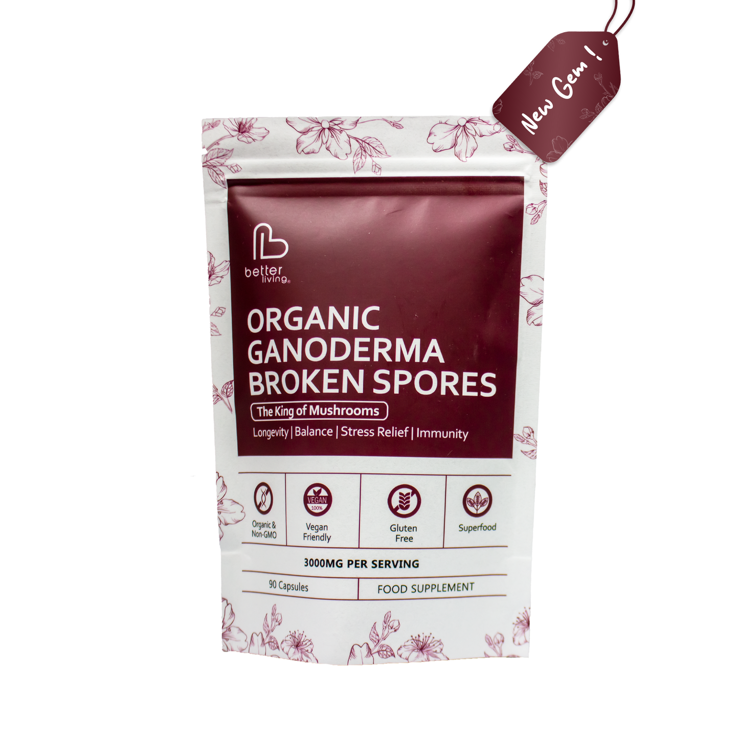 Organic Ganoderma Broken Spores